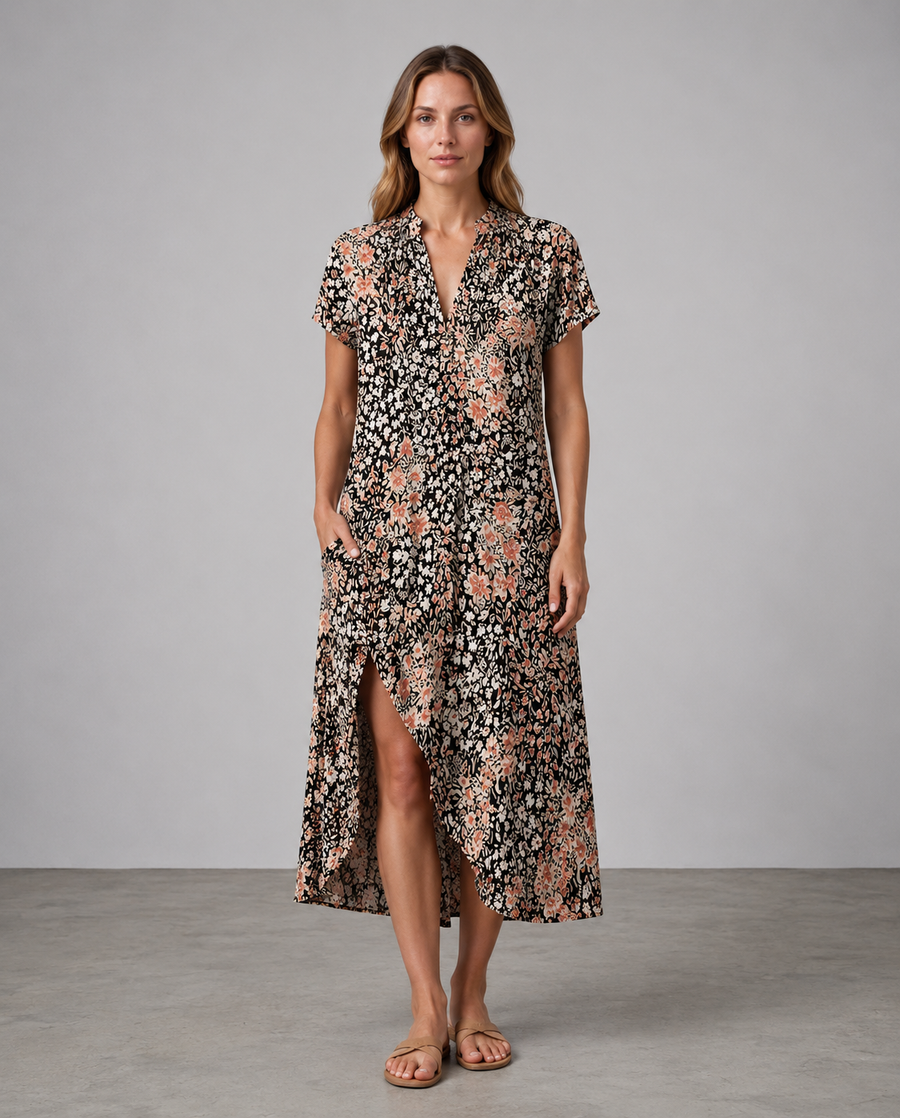 Mercer | Lightweight Floral Midi Dress