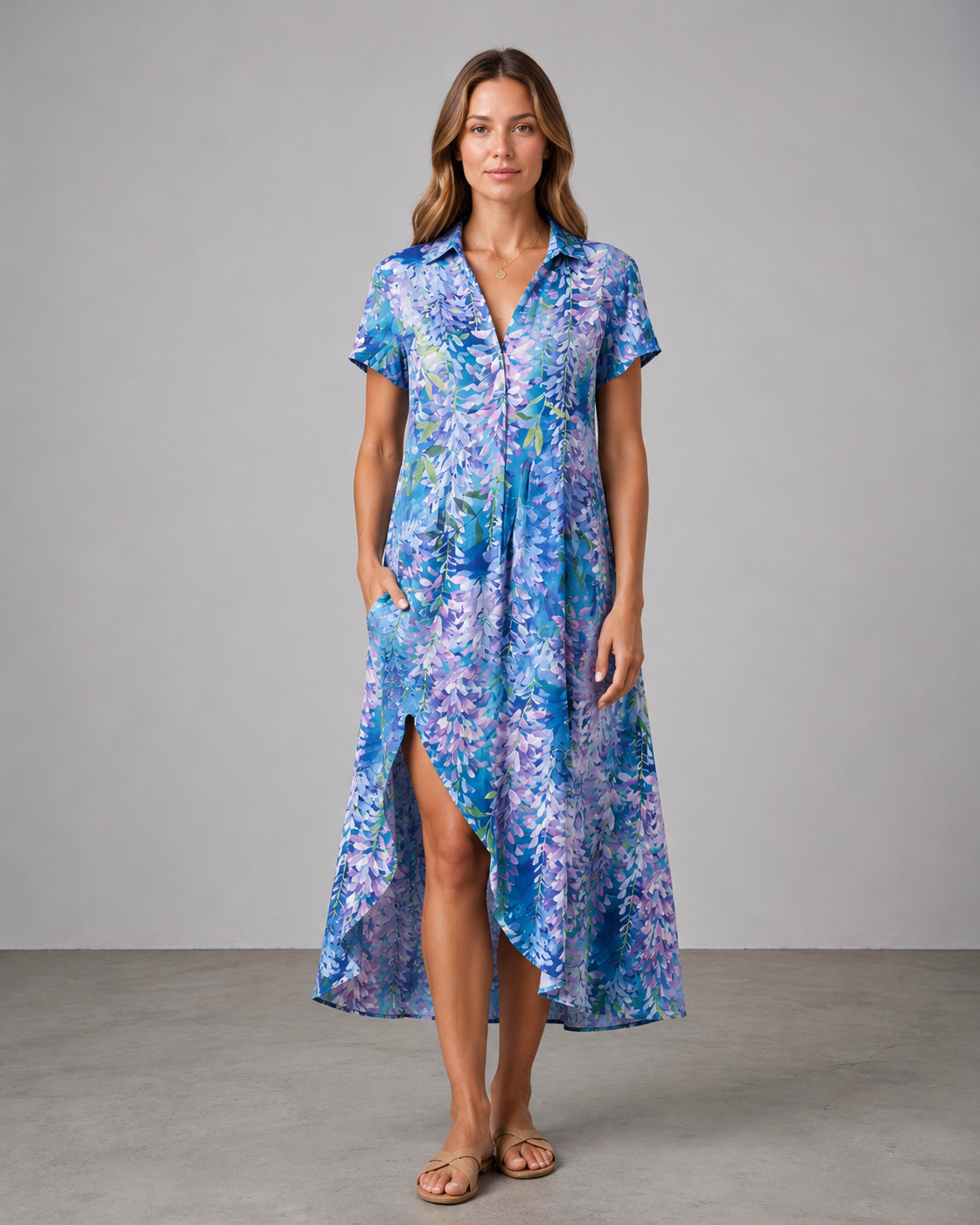 Mercer | Lightweight Floral Midi Dress