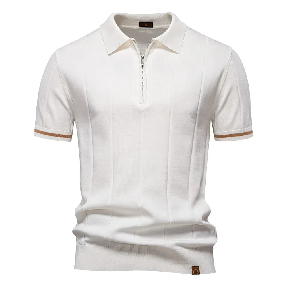 Gally | Knitted Zip Polo
