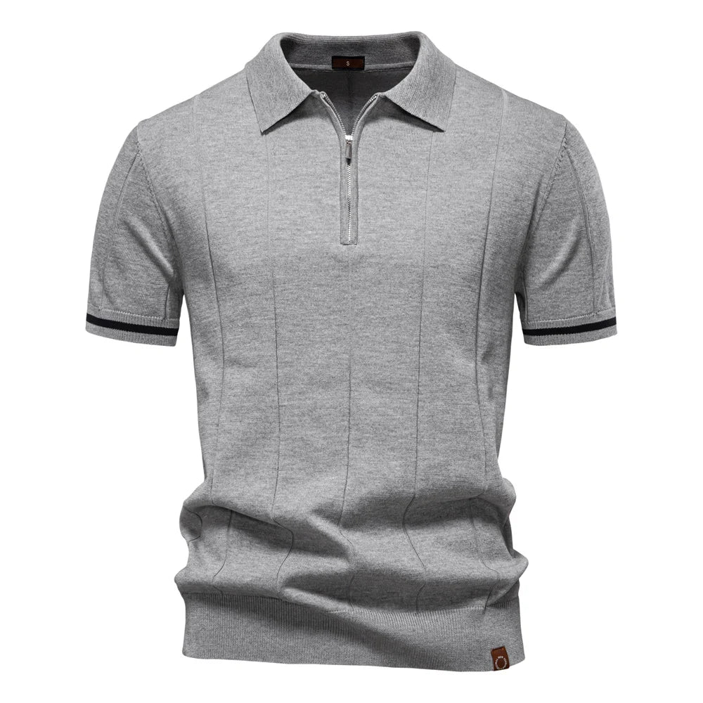 Gally | Knitted Zip Polo