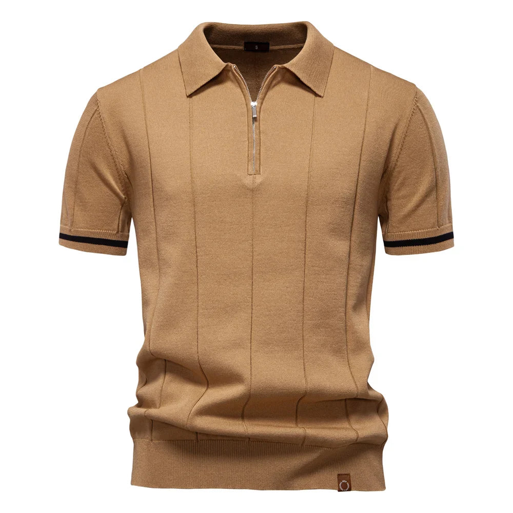 Gally | Knitted Zip Polo