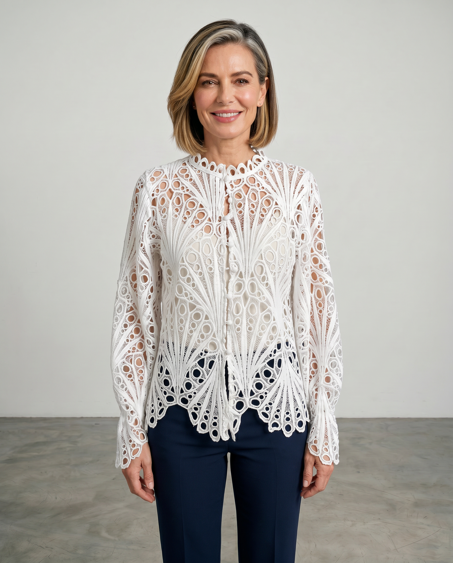 Marceys | Lace Blouse